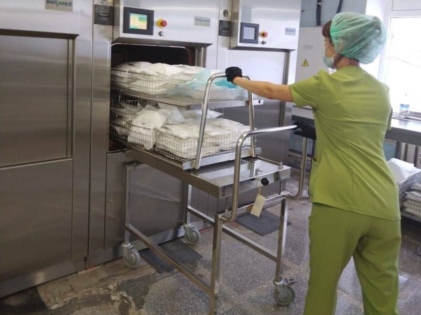 Краснокаменский детский санаторий для лечения туберкулеза изготовил салфетки для медиков в зоне СВО
